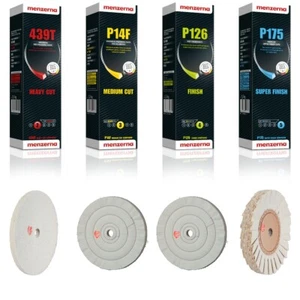 Komplett-Polierset "Super-Finish" V2A / V4A | 8 Teile für Winkelschleifer M14... - Bild 1 von 1