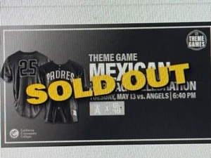 San Diego Padres Mexican Jersey Themed Item from Game 5/13/2025 Presale XL Size - Picture 1 of 1