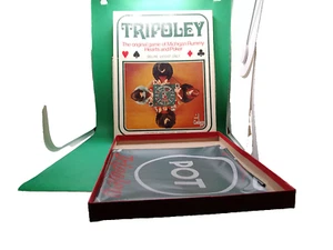 Tripoley Spiel Deluxe Edition Cadaco #111 1969 Matte Rommé Michigan Hearts Poker - Bild 1 von 5
