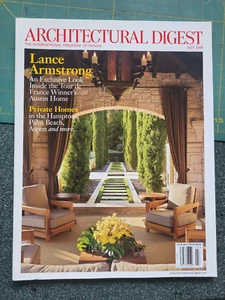 LANCE ARMSTRONG'S AUSTIN TEXAS HOME July 2008 ARCHITECTURAL DIGEST Magazine - Picture 1 of 3