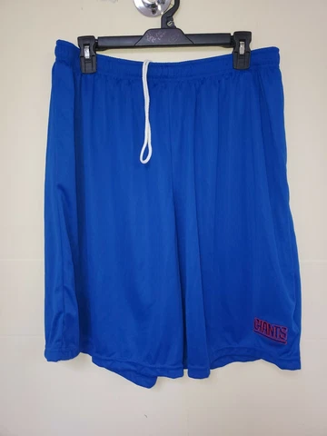 0725 Mens NFL NEW YORK GIANTS Polyester Pockets SHORTS Embroidered ROYAL New Cover