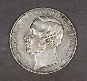 Silbertaler Hannover Deutsche Staaten 1862 - Bild 1 von 2