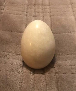 Onyx Stone Carved Egg 2.75” Tall - Picture 1 of 4