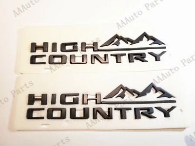 2 PIEZAS Nuevo Chevrolet Tahoe Suburban 2021+ Guardabarros Negro Mate Alto Emblema Country  Foto 1 de 4