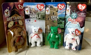 4er SET 1999 McDONALDS INTERNATIONAL TY BEANIE BABYS - Bild 1 von 10