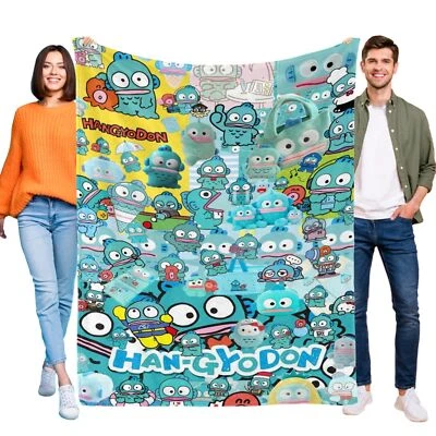 Hangyodon Blanket Flannel Soft Sofa Bed Throw for Sofa Couch Birthday Gift - Image 1 of 4