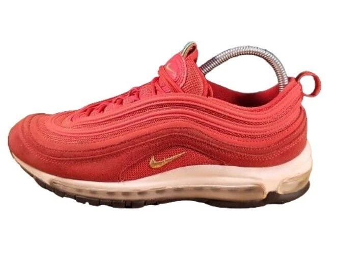 Nike Air Max 97 Sneakers Sz 9.5 QS Olympic Rings Red Gold CI3708-600 Sportswear - Image 1 of 4