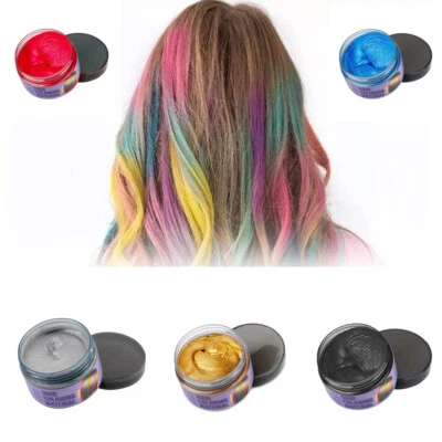 Color de cabello para mujeres y hombres crema tinte de barro modelado temporal para redes sociales Foto 1 de 4