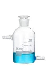 Lab Glassware Reagent Bottle 60ml-5000ml, Transparent Flask, Dual Nozzles - Picture 1 of 9