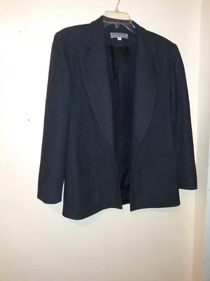 BALDANZA  WOMEN'S  Blazer  JACKET Gray SIZE 8 Wool Blend Lined - Image 1 of 3