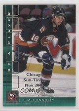 2001 ITG Be A Player Memorabilia Emerald Chicago Sun-Times Nov /10 Tim Connolly