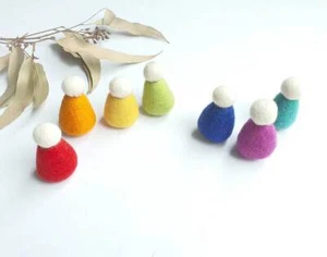 Felt Peg Dolls Toy, Montessori Sensory Play, Colour, Educational Imaginary Toy - Picture 1 of 5