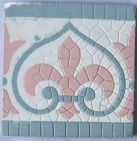 American Encaustic Tile AETCO Alhambra Fleur de Lis Classical Victorian Roman Cover