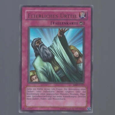 YuGiOh MRD-G127 Solemn Judgment german ULTRA unlimited Metal Raiders LP SP - Image 1 of 2