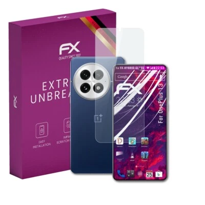atFoliX Glass Protective Film for OnePlus 13 Glass Protector 9H Hybrid-Glass - Image 1 of 4