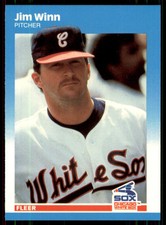 1987 Fleer Update Glossy Jim Winn Chicago White Sox #U-126