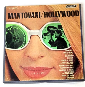 Vintage Mantovani Hollywood Reel to Reel Tape 4 track London LPL 70138 7 1/2 IPS - Picture 1 of 3