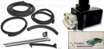 1967-69 Camaro Firebird Washer Pump & Reservoir Hose Kit OE-Style Replacement - Image 1 of 3