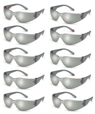 Paquete de 10 pares/paquete de gafas de seguridad con espejo plateado Gateway Starlite Sun Z87 al por mayor Foto 1 de 4