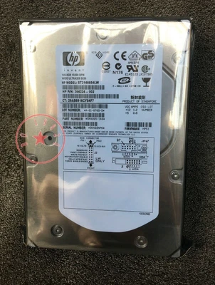 HP 146.8G ST3146854LW 15K 68-pin SCSI hard drive 364324-002 365563-001 - Image 1 of 4