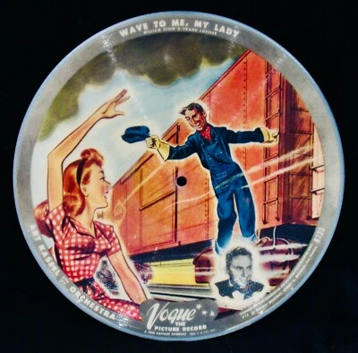Vogue Picture Disc~#R723~Wave To Me My Lady + You Won't Be Satisfied~Art Kassel - Image 1 of 2