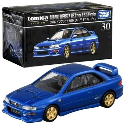 Takara Tomy Tomica Premium Diecast Car - No.30 Subaru Impreza WRX Type R STI - Image 1 of 3