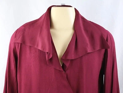 NUEVA Blusa Top Jennifer Moore Para Mujer Manga Larga Con Almohadillas para los Hombros Talla 16 Foto 1 de 4