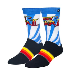 ODD SOX Men's Crew Socks - Street Fighter II (UK 6-12 | EU 40-46) - Picture 1 of 4