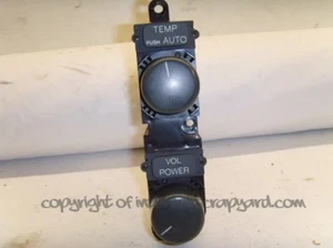 Toyota Lexus Soarer 91-00 UZZ31 4.0 V8 stereo controls Volume Power Temp switch - Picture 1 of 1