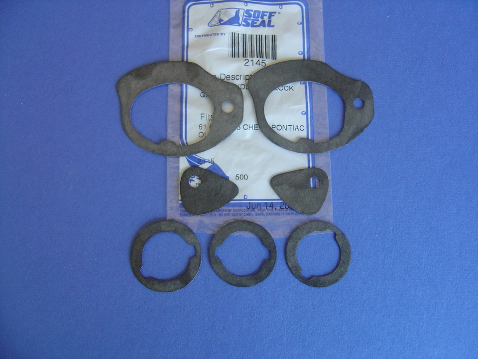 1961-62-1964-65-1966-68-69-1970 CHEVROLET IMPALA BEL AIR DOOR HANDLE GASKETS-USA Foto 1 de 2
