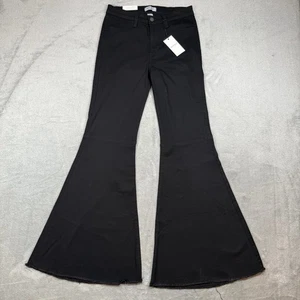 Judy Blue High Rise Super Flare Jeans Women's 9/29 Black Bell Bottom 8396 NWT - Picture 1 of 10
