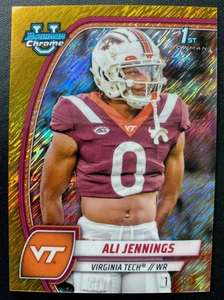 2024 Bowman Chrome U Gold Shimmer Refractor ALI JENNINGS #10  SP /50 - Picture 1 of 1