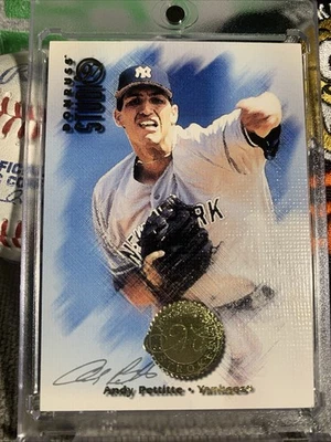 1997 Donruss Studio Master Strokes Andy Pettitte 211/2000 New York Yakees HOF? - Image 1 of 2