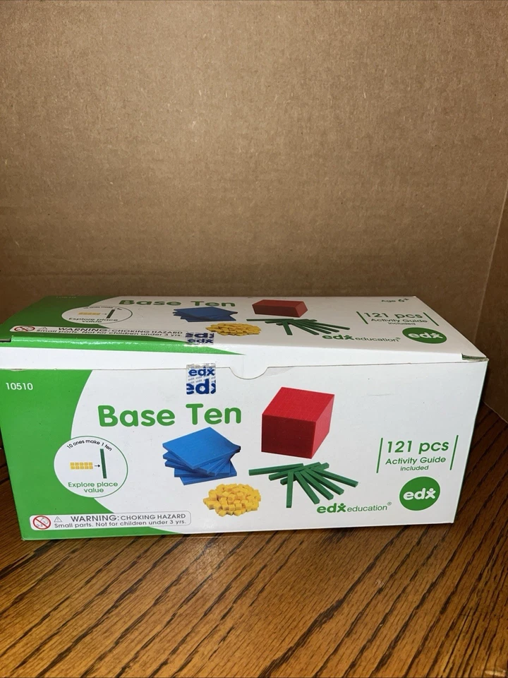 121 Piece EDX Educational Base Ten Blocks # 10510 - Image 1 of 4