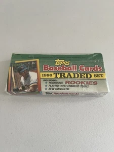1990 Topps Traded Baseball Cards Set, Factory Sealed Rookies - Picture 1 of 1