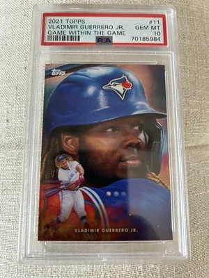 2021 Topps Game Within The Game #11 Vladimir Guerrero Jr. PSA 10 - Image 1 of 2