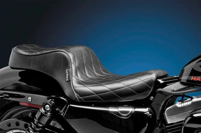 Le Pera Cherokee Seat - Diamond Pleated Motorcycle Street Bike LK-026DM - Image 1 of 4