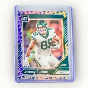 2024 Panini Donruss Optic Jeremy Ruckert #154 Rocket Emoji Jets - Imagen 1 de 2