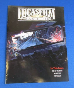 Winter 1988 Lucasfilm Fan Club #2 ~ Star Wars, Willow, Tucker Very Nice - Picture 1 of 4