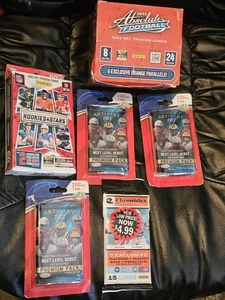 2022 Absolute Football Retail Box! Dual Packs Hangers! & 2021 Rookies & Stars! - Picture 1 of 9