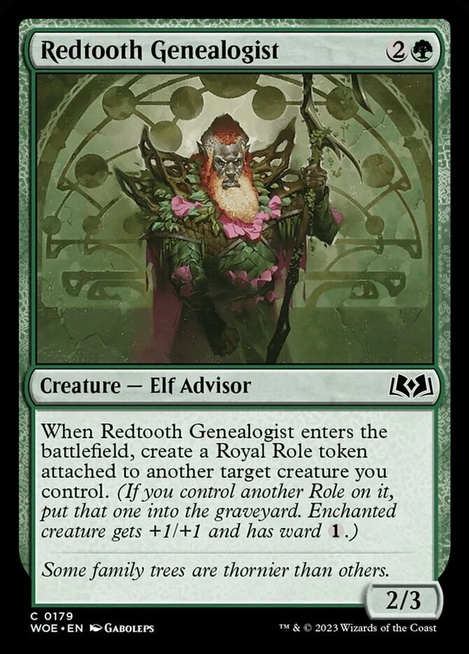 x1 Redtooth Genealogist - Wilds of Eldraine - NM - MTG - Image 1 of 1