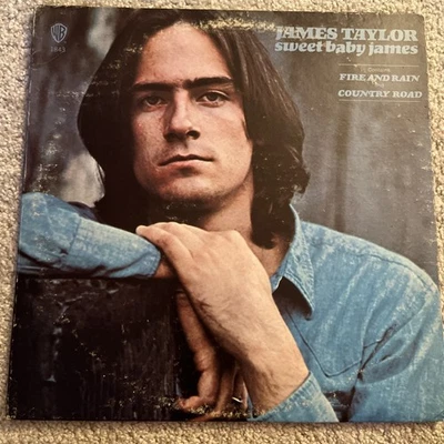 JAMES TAYLOR Sweet Baby James -1970 Warner Bros. WS 1843 W7 Label - VG+ Vinyl LP - Image 1 of 4