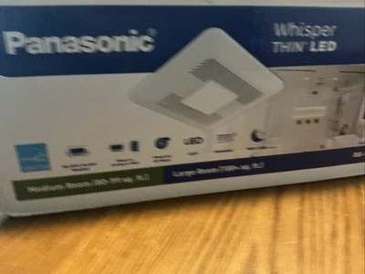 Panasonic WhisperThin DC LED Pick-A-Flow 80-100 CFM Exhaust Fan RG-T810LA - Image 1 of 4