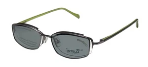 NUEVAS GAFAS ELITE 748 GAFAS MATE PLATA GRIS GAFAS DE SOL CLIPS 50-18-135 - Imagen 1 de 9