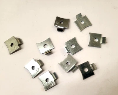 Pack of 10 Single Shelf Support Studs For Flat Bookcase Strip - 4 Finishes - Image 1 of 4