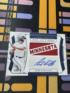 Alex Kirilloff 2022 National Treasures Die-Cut Material Signature Patch Auto /99 - Picture 1 of 2