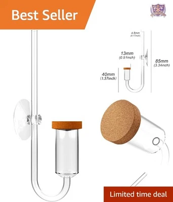 Диффузорное стекло CO2 с керамикой на заказ для аквариумных растений S-13 мм 32 галлона - Изображение 1 из 4