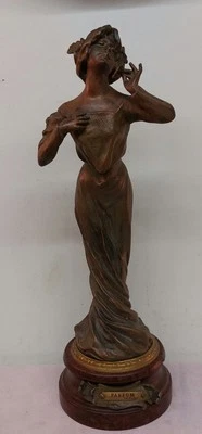 Statua Art Nouveau Profumo Par Ruchot - Immagine 1 di 4