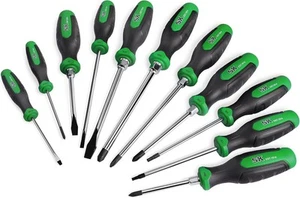 SK 11-Piece Magnetic Screwdriver Set, Includes Slotted/Phillip/Star 11PC - Picture 1 of 8