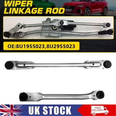 2PCS UK Wiper Motor Mechanism Linkage Push Rod Set 8U1955023 For Audi Q3 2011-18 - Image 1 of 4